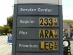 Preço cómico da gasolina